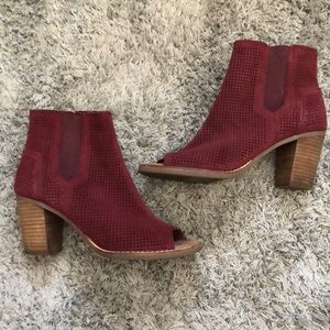 TOMS Open-Toe Bootie